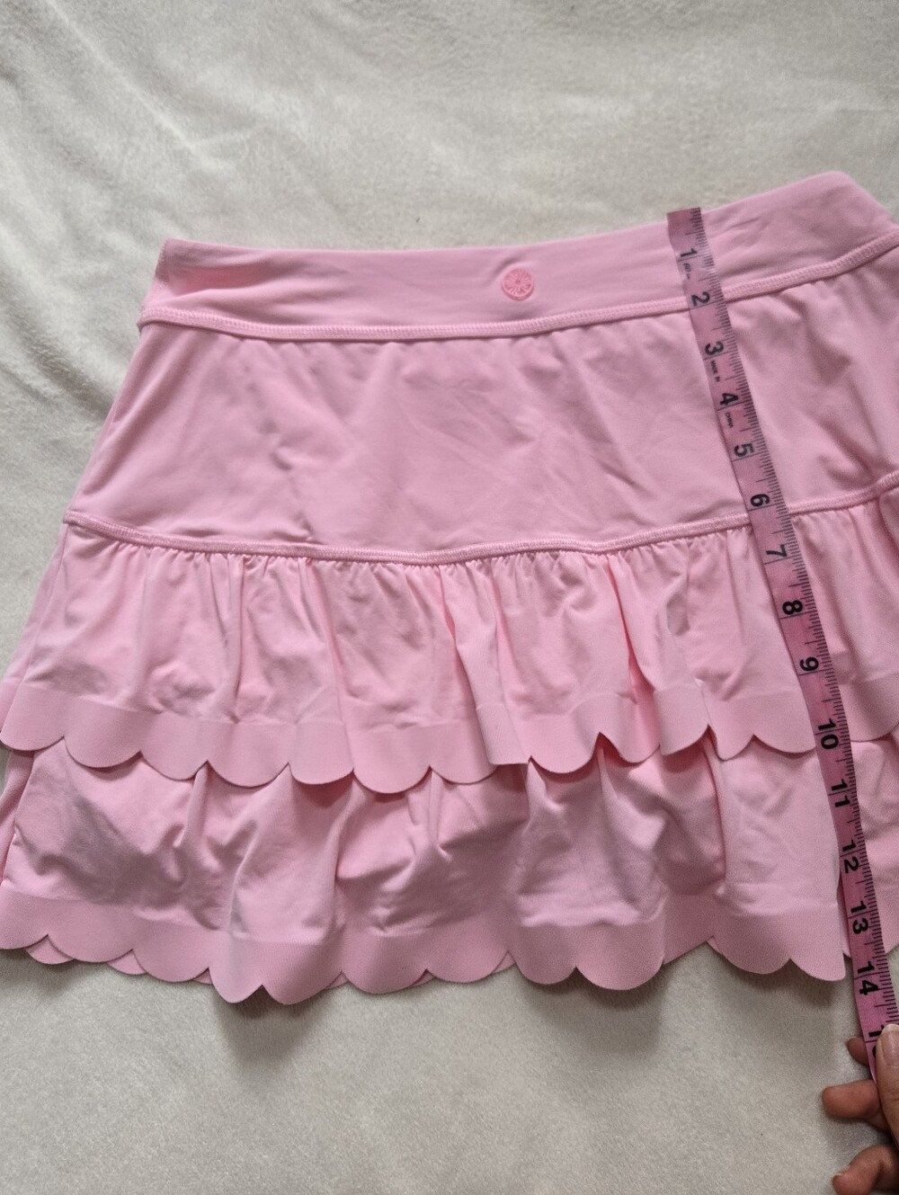 Lilly Pulitzer UPF 50+ Luxletic Miesha Scallop Skort In Pink Size Small - Picture 4 of 5